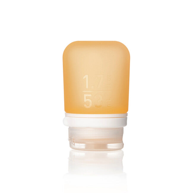 Humangear GoToob+ bottiglia/contenitore da viaggio in silicone 53 ml, arancione