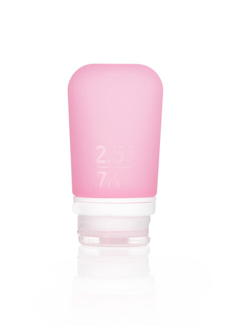 Humangear GoToob+ bottiglia/contenitore da viaggio in silicone 74 ml, rosa