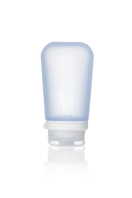 Humangear GoToob+ contenitore per liquidi in silicone 100 ml, blu