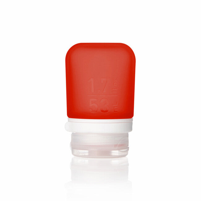Humangear GoToob+ contenitore per liquidi in silicone ' 53 ml, rosso