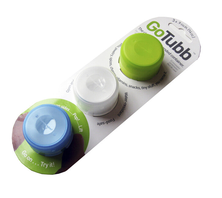 Humangear GoTubb set di scatole portaoggetti colorate s
