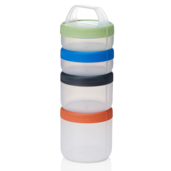 Humangear Stax contenitore modulare twist & go l confezione da 4 pezzi