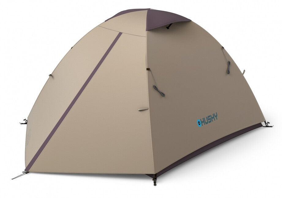 Husky Bizam 2 Plus trekový stan pre 2 osoby, Black Coating light brown
