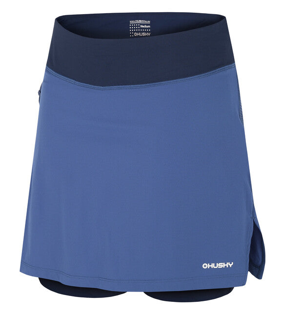 Husky Flamy gonna funzionale da donna con pantaloncini, blu scuro