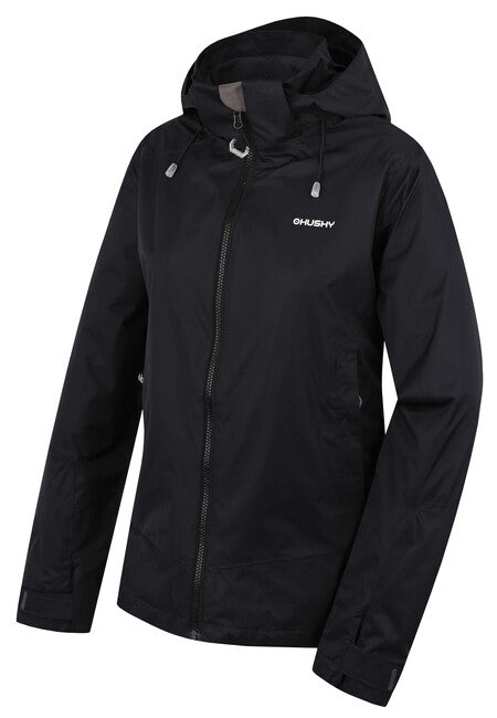 HUSKY Nelory giacca hardshell da donna, nero, L