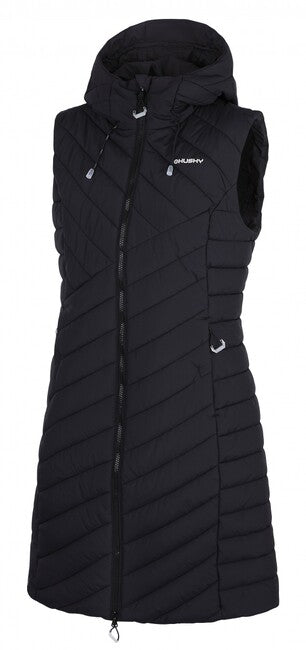 Husky Napi gilet hardshell da donna, nero