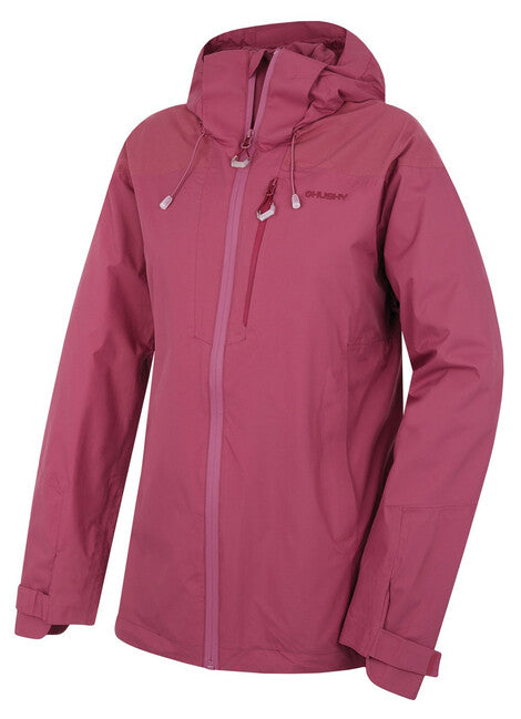 Husky Nicker giacca hardshell da donna, bordeaux scuro
