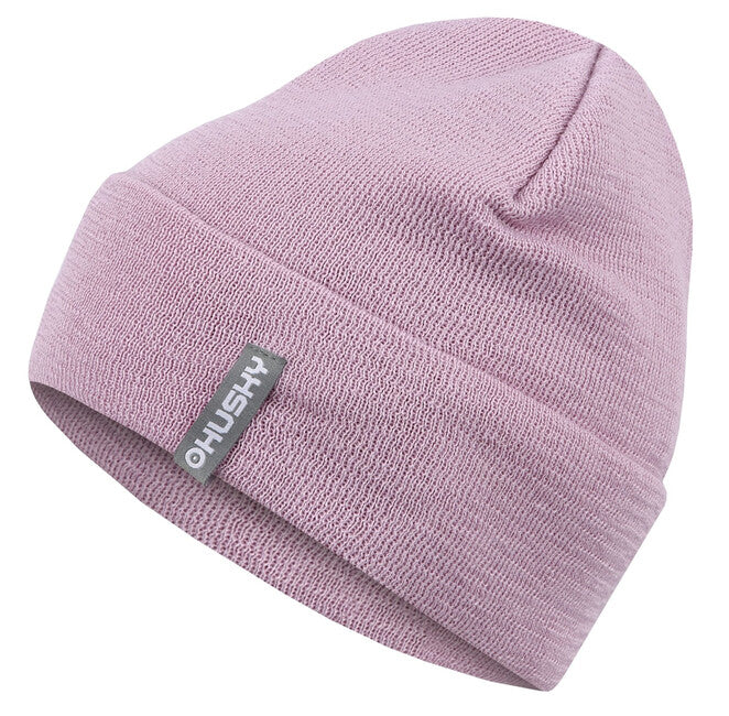 Husky Merhat 4 berretto merino da donna, viola chiaro