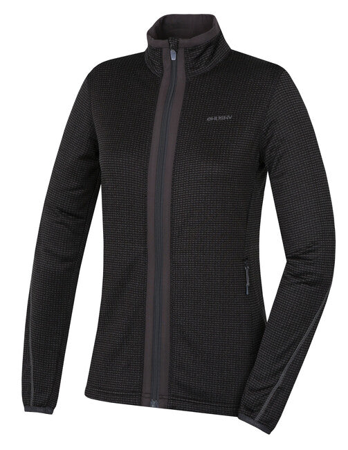 HUSKY Artic Zip felpa con zip da donna, nero