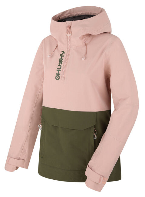 Husky Nabbi giacca outdoor donna, rosa chiaro/kaki