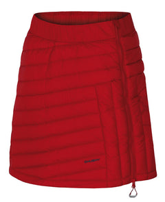 Husky Frozy gonna da donna in piuma, rosso