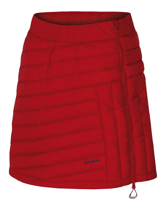 Husky Frozy gonna da donna in piuma, rosso