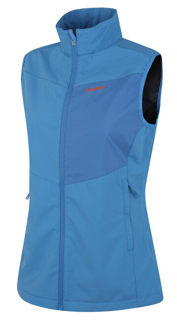 Husky Salien gilet softshell da donna, blu chiaro