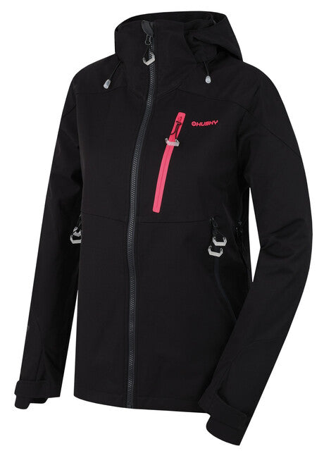 Husky Sauri giacca softshell da donna, nera