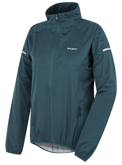 Husky Solei giacca softshell ultraleggera da donna, verde scuro