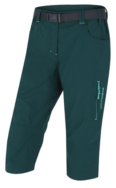 Husky Klery pantaloni 3/4, verde scuro