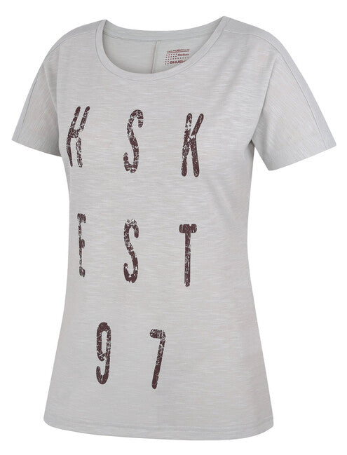 HUSKY Tingl maglietta funzionale da donna, bianco tenue, L
