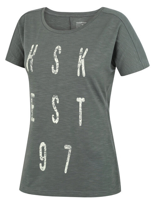 HUSKY Tingl t-shirt funzionale da donna, verde, L