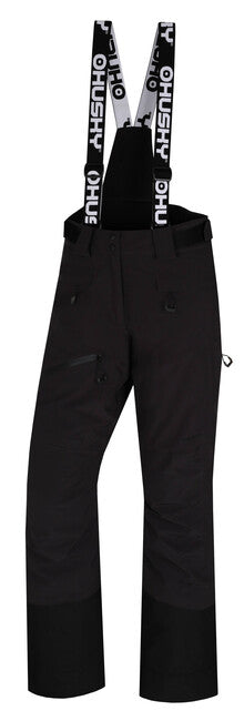 HUSKY Gilep pantaloni da sci da donna, nero, L