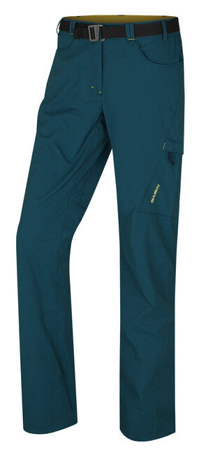Husky Kahula pantaloni outdoor da donna, turchese scuro
