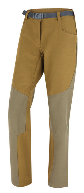 Husky Keiry pantaloni outdoor donna, kaki scuro