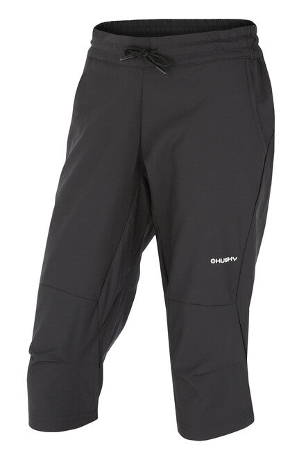 Husky Speedy pantaloni 3/4 da donna, nero