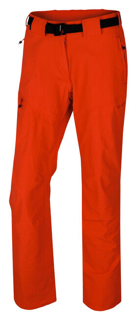 HUSKY Keiry pantaloni softshell da donna, rosso chiaro
