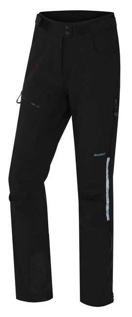 HUSKY Keson pantaloni softshell da donna, nero