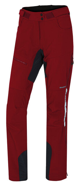 HUSKY Keson γυναικείο softshell παντελόνι, μπορντό