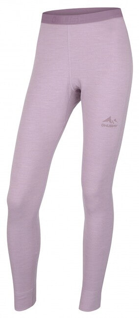 Husky Mercie pantaloni termici da donna, viola chiaro