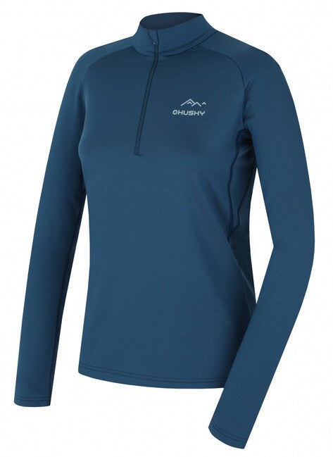 Husky Tromi Zip maglia termica da donna, blu