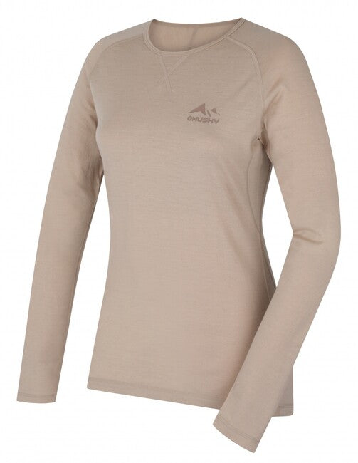 Husky Merow maglia termica da donna a maniche lunghe, beige