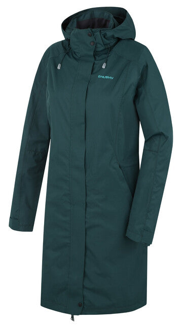 Husky Nut cappotto hardshell da donna, verde scuro