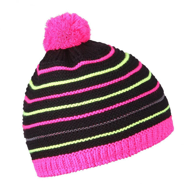 Husky Cappellino per bambini 34, nero/rosa neon