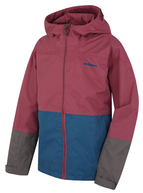 Husky Nicker K giacca hardshell, bordeaux scuro/blu scuro
