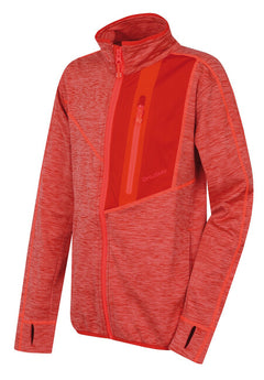 HUSKY Ane K felpa per bambini con zip, mattone chiaro