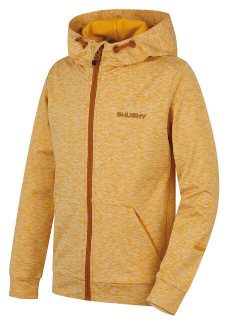 Husky Alony K felpa con cappuccio, giallo