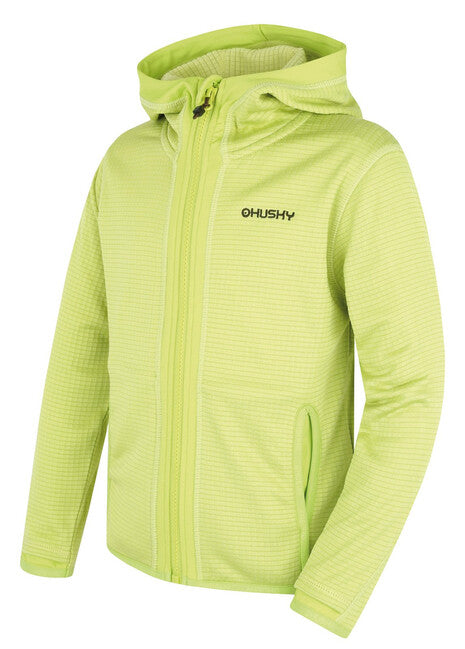 Husky Artic Zips felpa con cappuccio kids, verde / cachi scuro