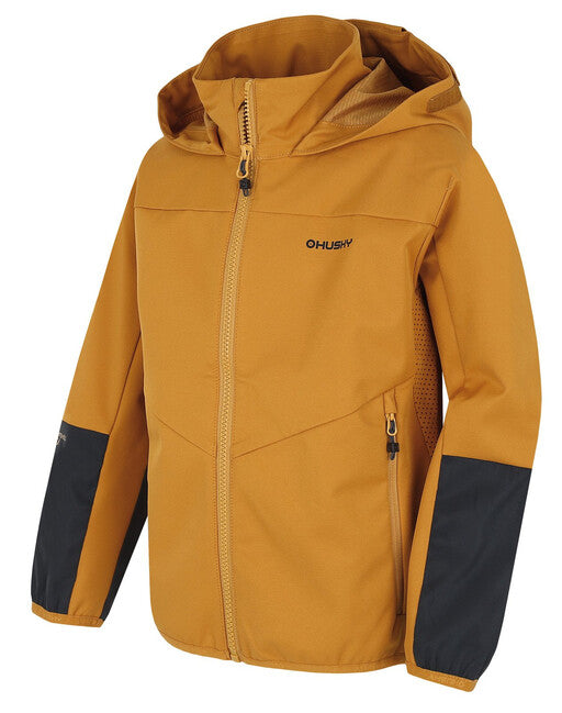 HUSKY Sonny K giacca softshell da bambino, senape