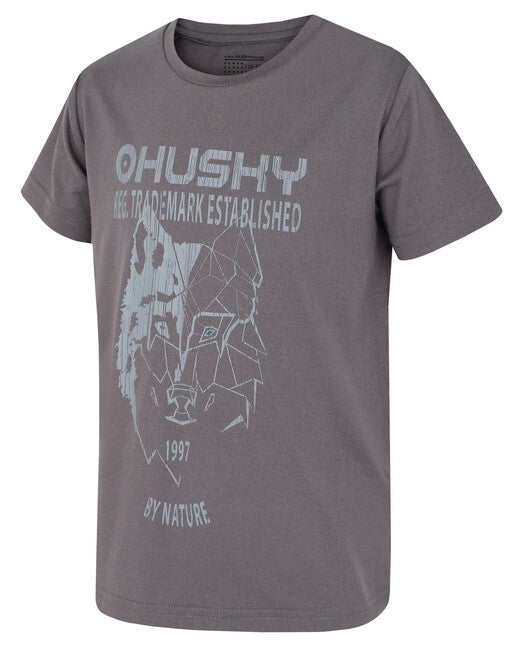 HUSKY Tash K t-shirt funzionale per bambini, pietra scura