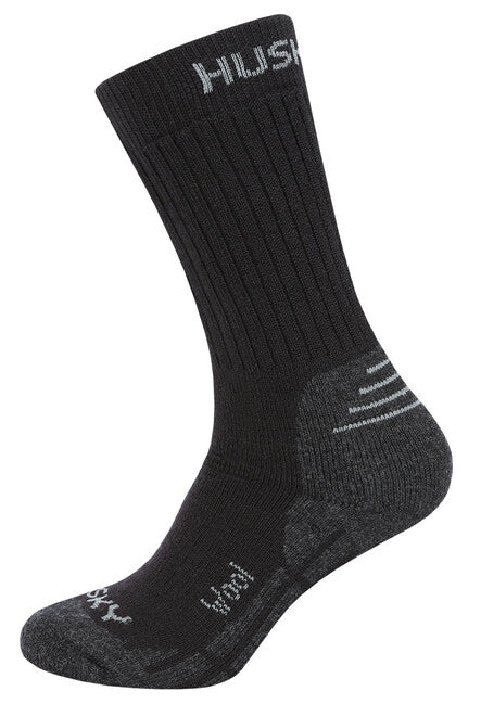 Husky All Wool calzini per bambini, neri