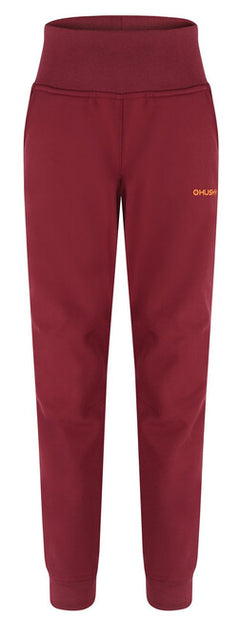 HUSKY Kanto K pantaloni softshell per bambini, bordo