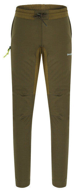 Husky Klassum K pantaloni softshell bambini, cachi scuro
