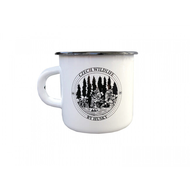 Husky Tazza Mug tazza di latta, pietre