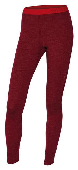 Husky Merino - intimo termico pantaloni, mattone scuro