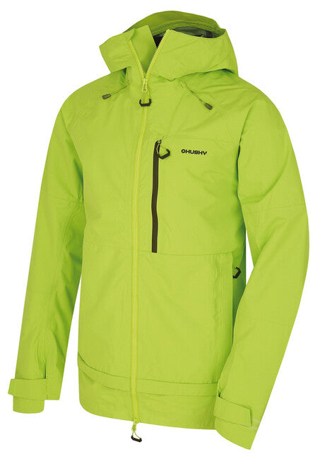 Husky Nanook giacca hardshell da uomo, verde brillante