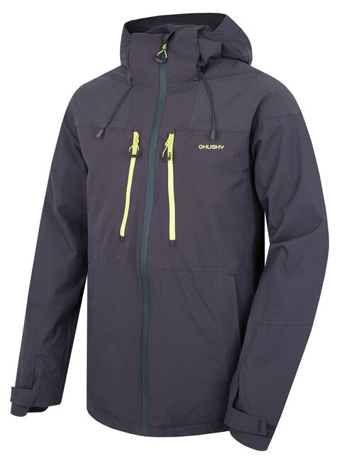 Husky Nicker Giacca hardshell uomo grigio scuro