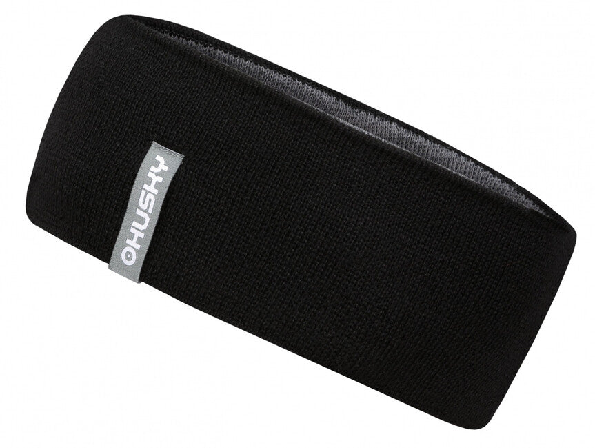 Husky Merband 1 fascia da uomo in merino, nero