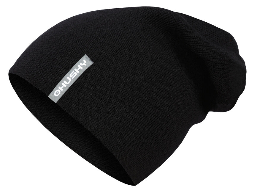 HUSKY Merhat 2 men's merino beanie, black