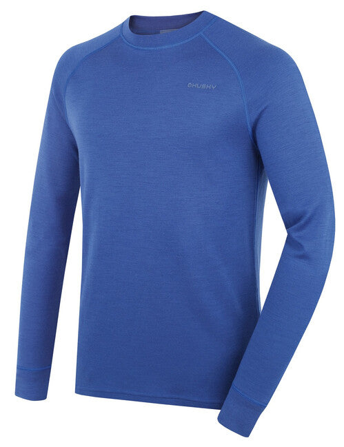 HUSKY Aron felpa in merino da uomo, blu